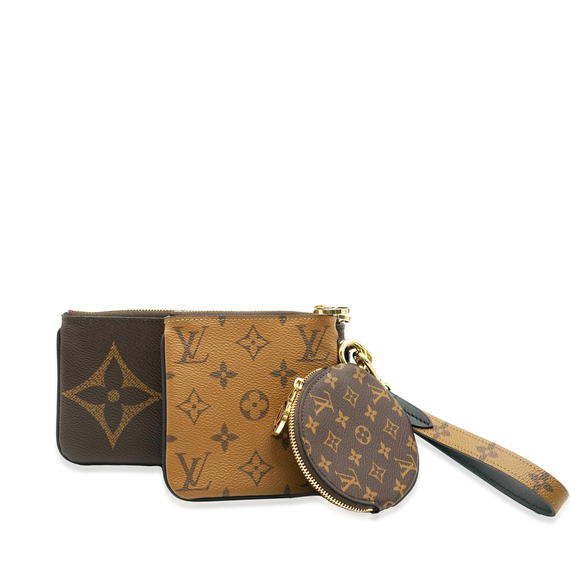 Louis Vuitton Reverse Monogram Giant Canvas Trio Pouch