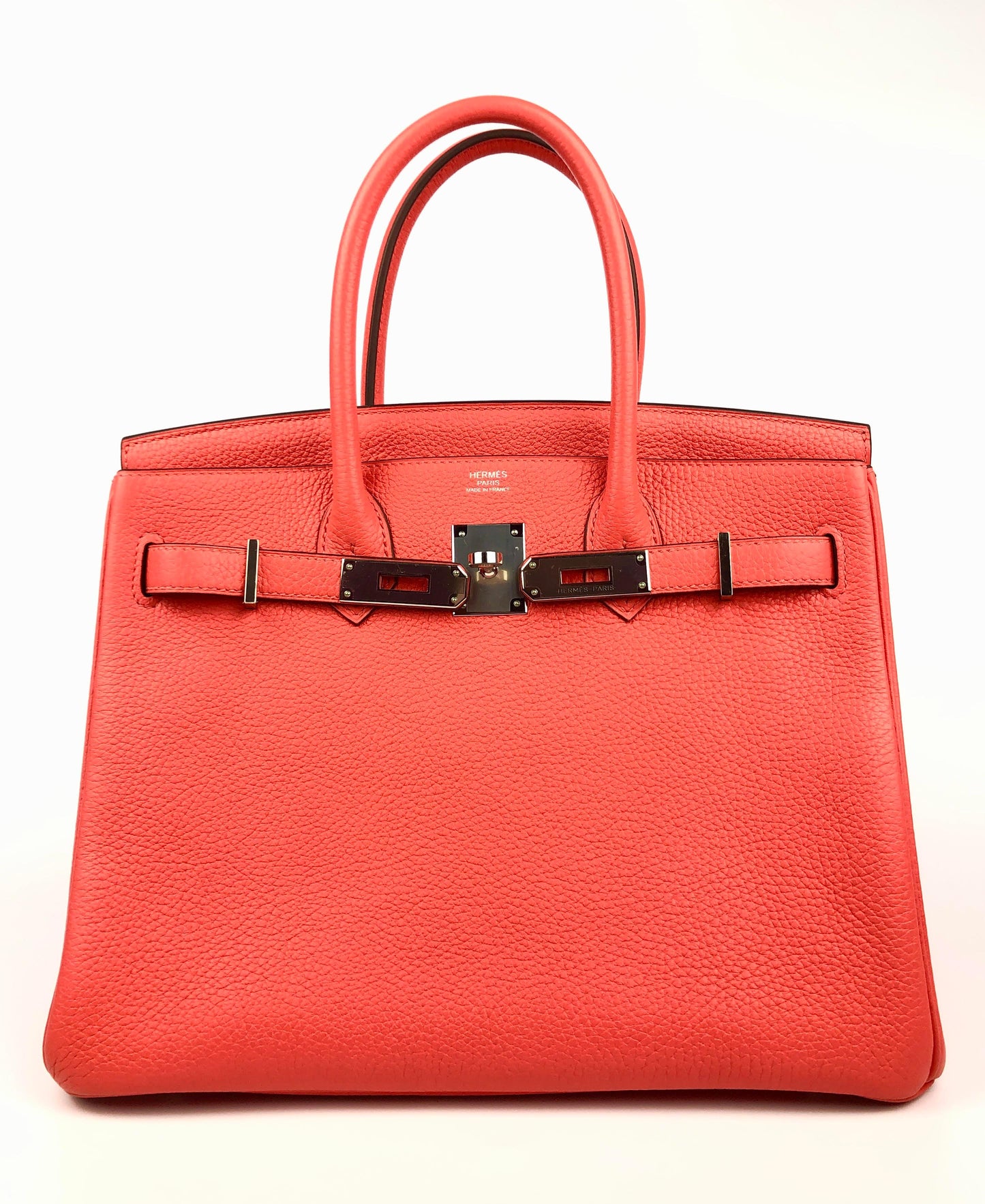 Luxury Hermes 30cm Bougainvilea Togo Birkin with Palladium