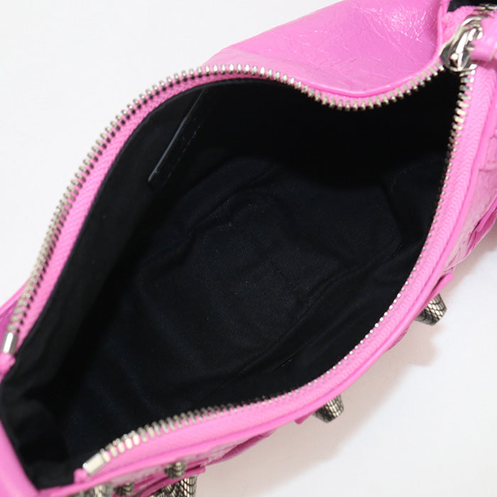 BALENCIAGA 671309 XS le cagoule Shoulder Bag lambskin pink Women