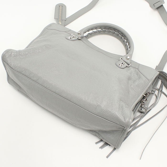 BALENCIAGA 505550 2WAY handbag Handbag lambskin gray Women