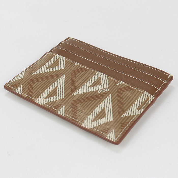 Christian Dior 2ESCH135DCO Card holder CD diamond  PVC  brown Women