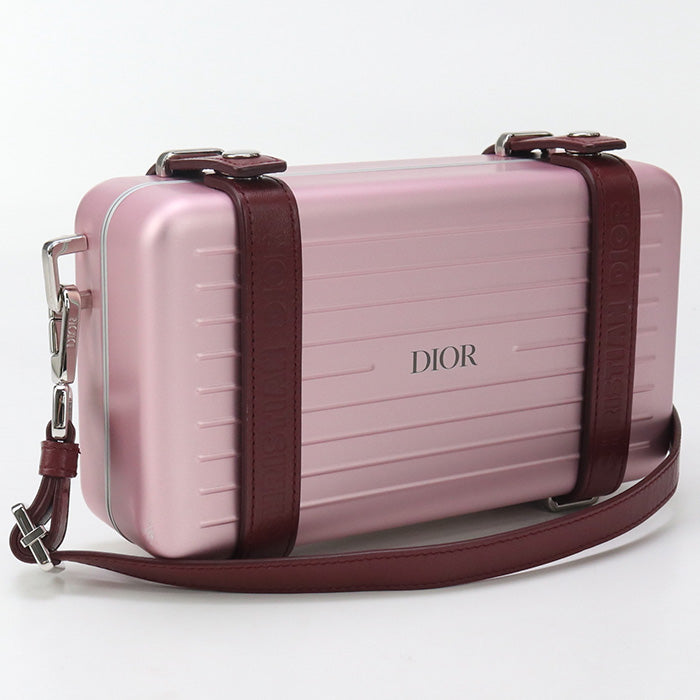 Dior Shoulder Bag Rimowa Personal Crossbody Bag Mini Trunk aluminum pink Women