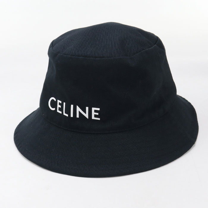 CELINE 2AU5B968P bucket hat/cotton 100% black unisex