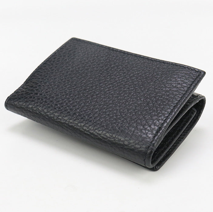 GUCCI 644407 Tri-fold wallet GG Marmont Double G Medium wallet leather black unisex