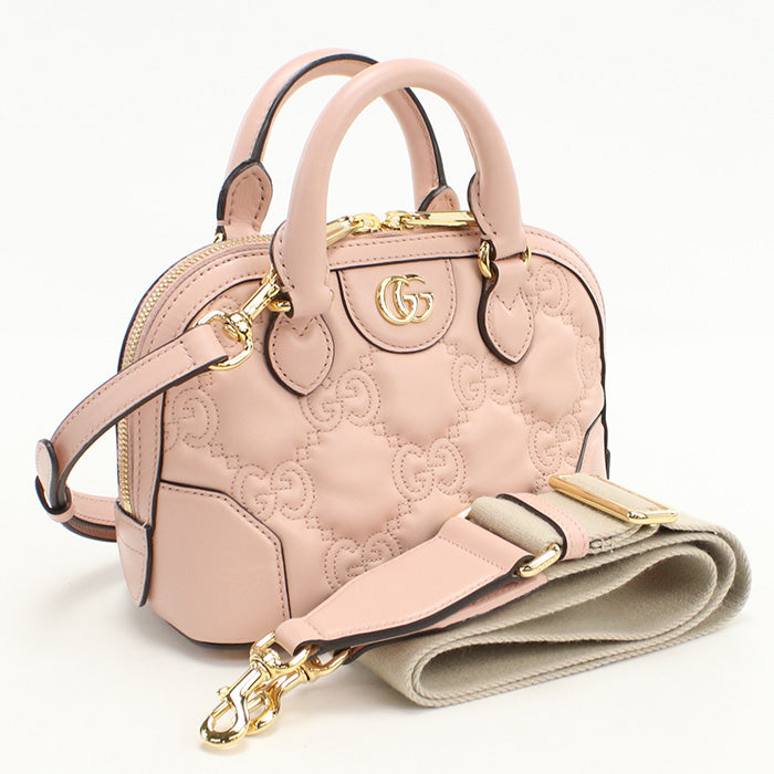 GUCCI 727793 UM8HG 5941 Handbag GG matelasse 2WAY handbag leather pink Women