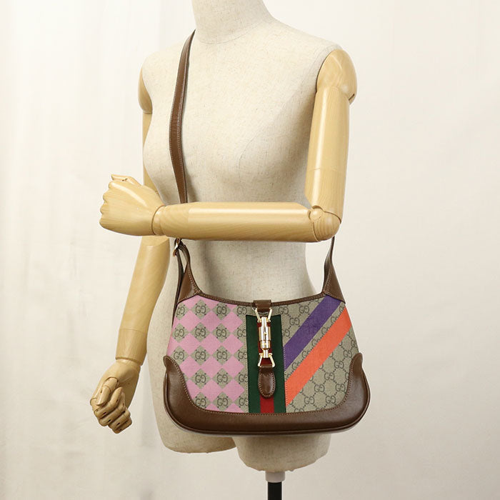 GUCCI 636706 Shoulder Bag Gucci Jackie 1961 Medium bag GG Supreme Multicolor Women