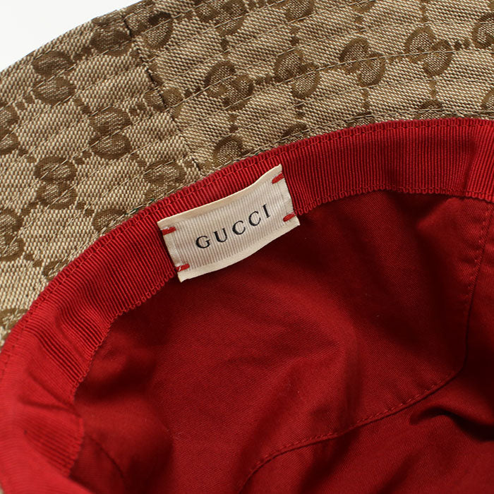 GUCCI 411790 Original GG fedora hat Chilled license Other hats beige Kids