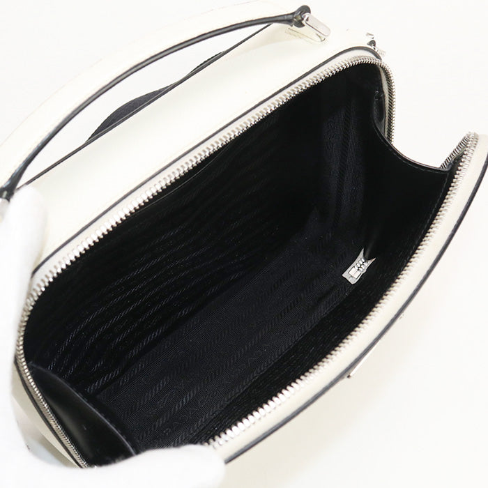 PRADA PR89904 Saffiano Leather Bag Brick Handbag white mens