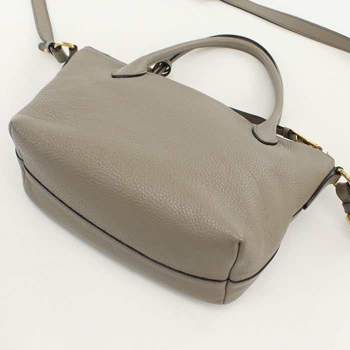 PRADA 1BA157 Handbag Viterodino 2WAY handbag leather gray Women
