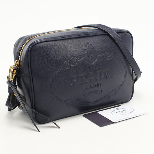 PRADA 1BH089 2EBJ F0216 Small  Calfskin/Small Shoulder Bag navy Women