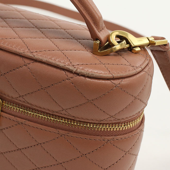 SAINT LAURENT 766731 Shoulder Bag Gabby Vanity bag leather pink Women