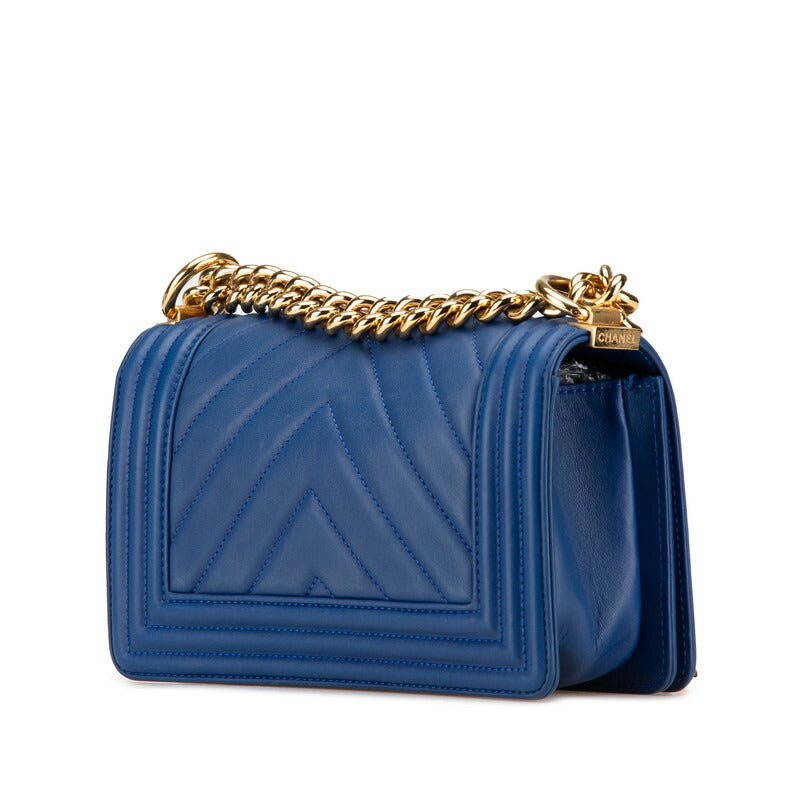 Chanel Boy Chanel Lambskin Shoulder Bag Classic Flap