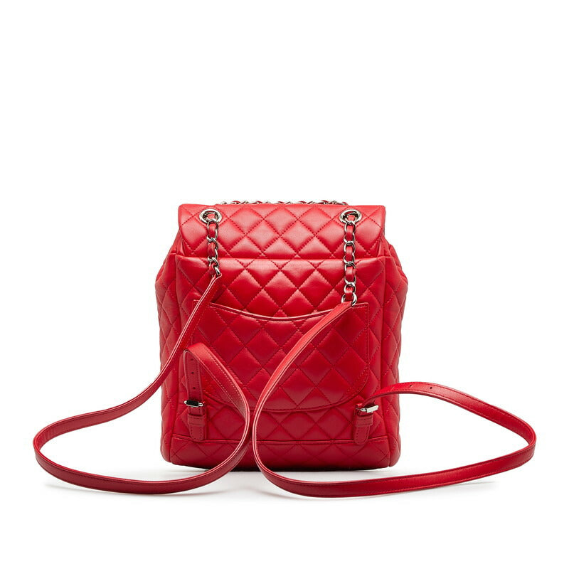 Chanel Coco Mark Matelasse Lambskin Backpack Classic Flap