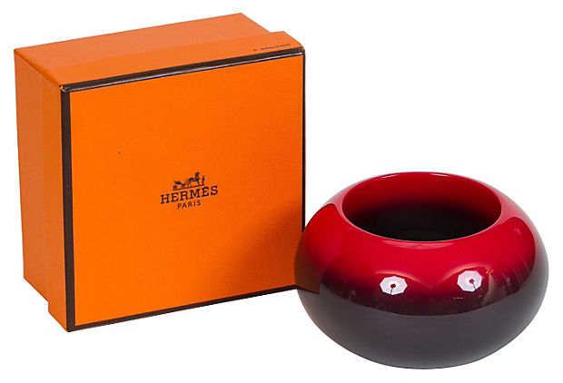 Hermes Two-Tone Lacquered Bangle