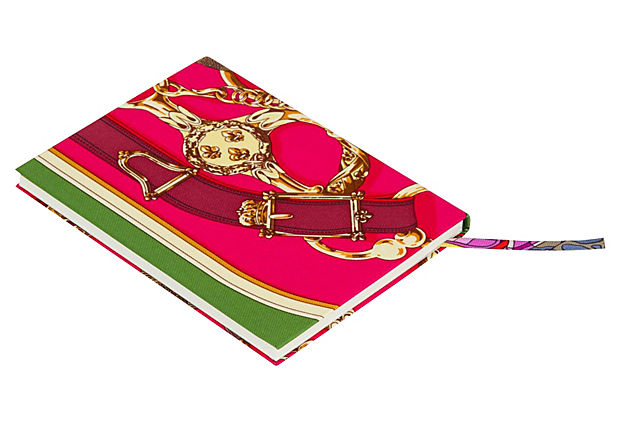 Hermes Brides de Gala Pink Silk Notebook