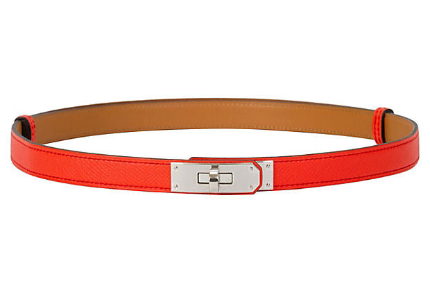 Hermes Rare Rose Jaipur Kelly Belt