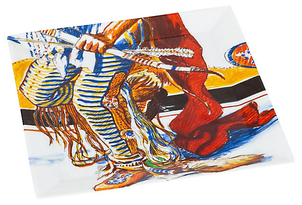 Hermes Les Danses Des Indiennes Plate