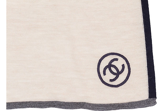 Chanel Cashmere Pocket Scarf
