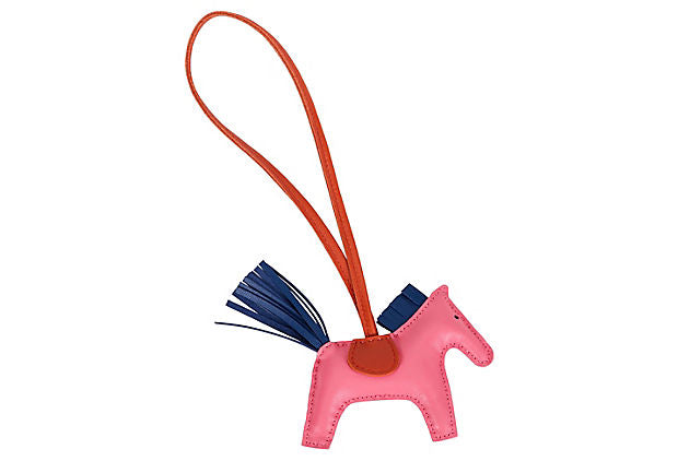 Hermes Rose Azalee PM Grigri Rodeo Charm