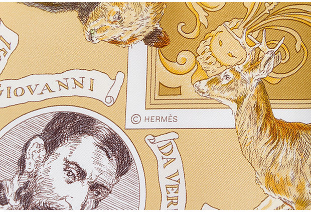 Hermes Le Canada Scarf