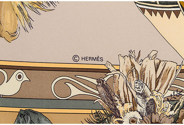 Hermes Kachinas Silk Scarf