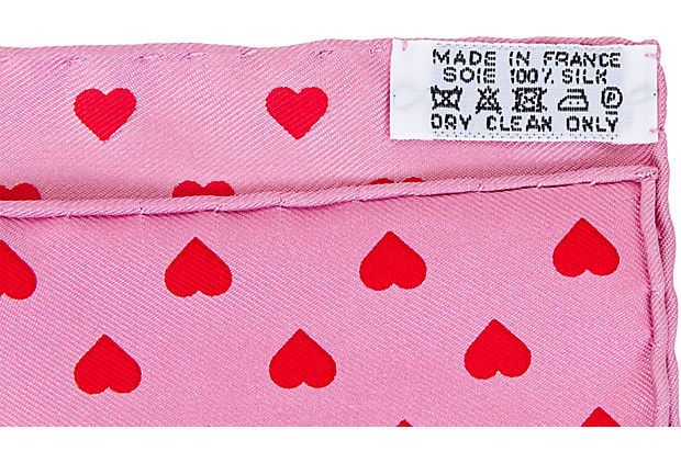 Hermes Pink Brides de Gala Love Scarf