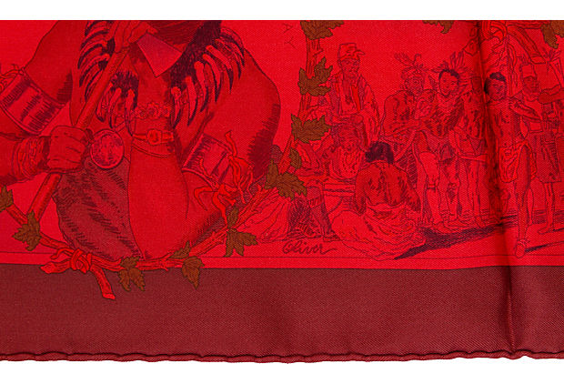 Hermes Chefs Indiens Scarf Limited Ed