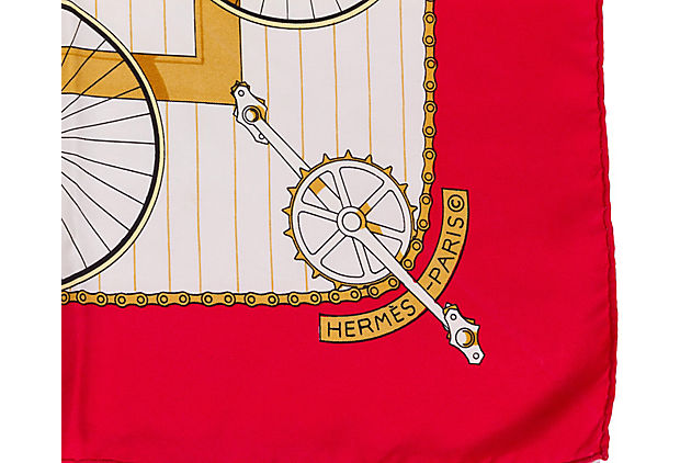 Hermes Les Becanes Silk Scarf