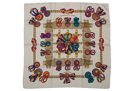 Hermes Les Rubans Du Cheval Scarf