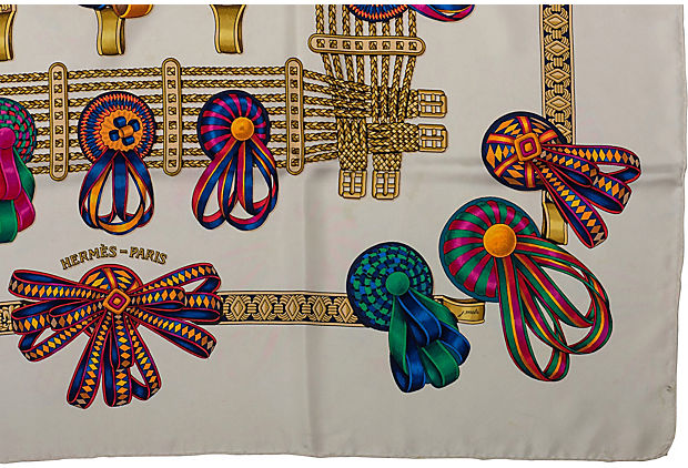Hermes Les Rubans Du Cheval Scarf