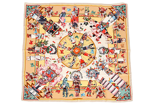 Hermes Kachinas Scarf