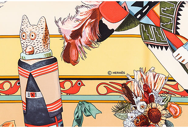 Hermes Kachinas Scarf
