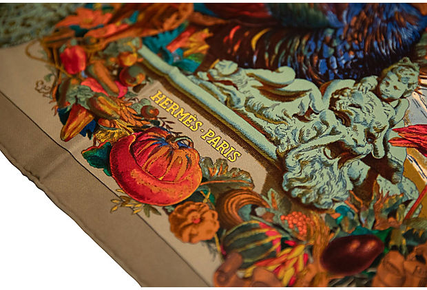 Hermes Colombus Scarf