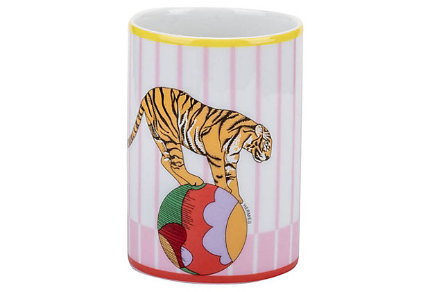 Hermes Porcelain Circus Tumbler