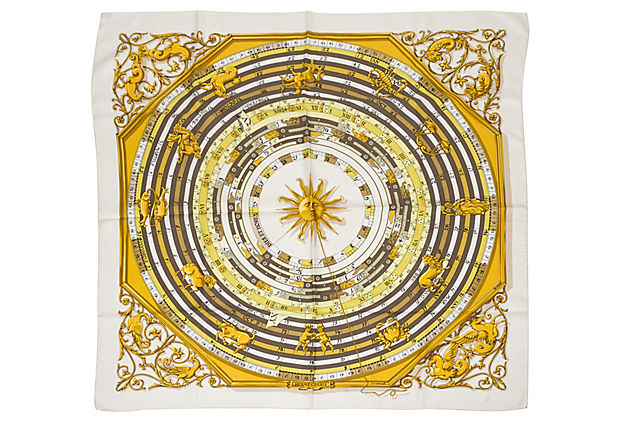 Hermes Astrologie Silk Scarf Faconnet