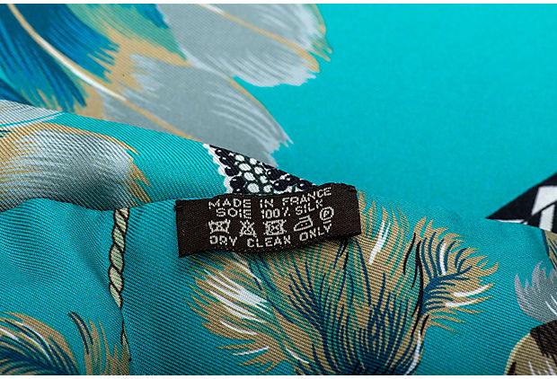 Hermes Rare Turquoise Brazil Maxi Twilly