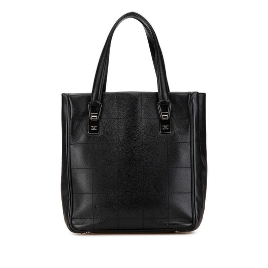 Chanel Choco Bar Caviar Skin Tote Bag