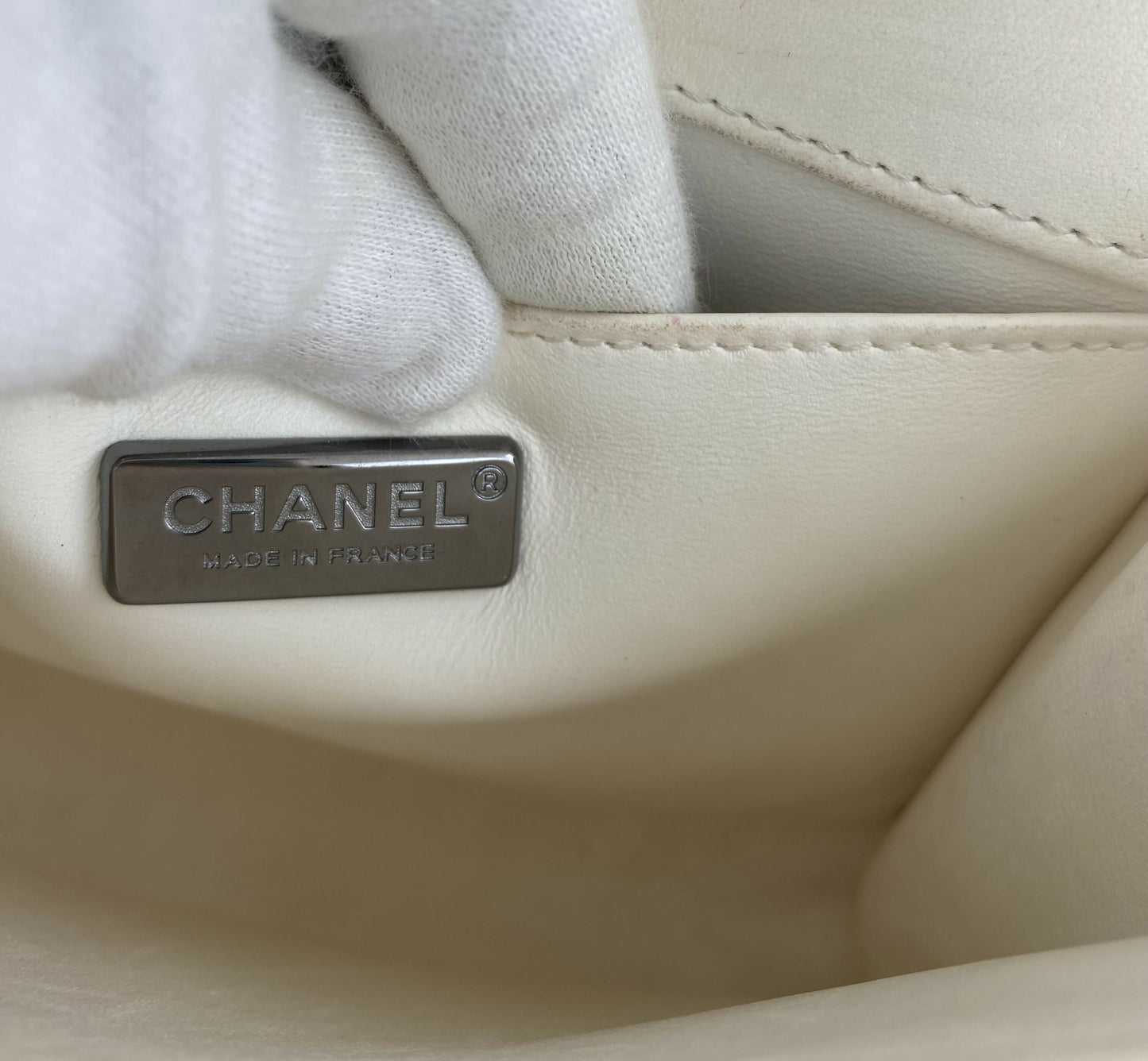 Chanel 14S Rare Limited Edition No 5 Graffiti Lambskin Boy Bag