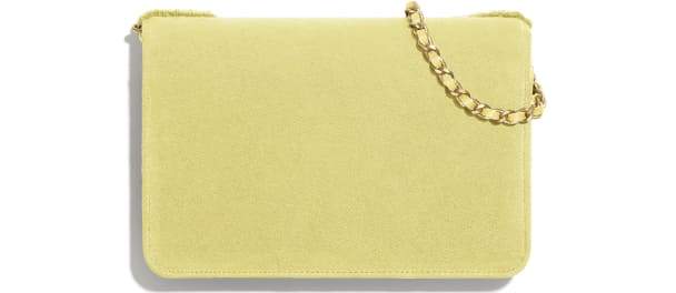Chanel Wallet On Chain  WOC Classic Caviar SiLouis Vuittoner-Toned Metal Light Yellow