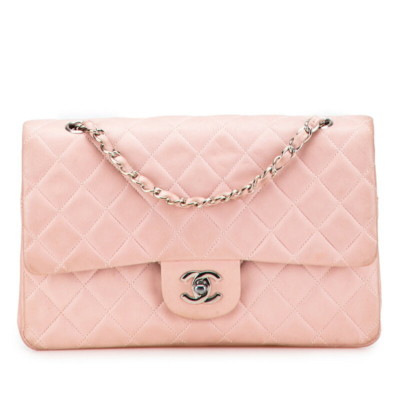 Chanel Double Flap MatelassÃ© Lambskin Shoulder Bag
