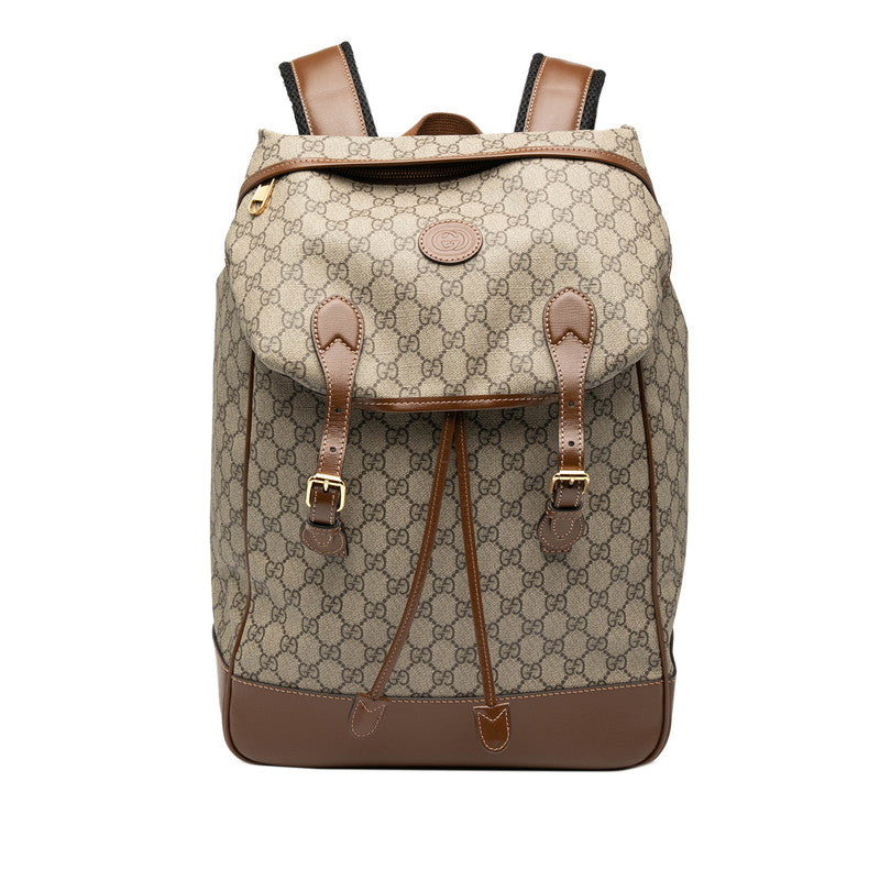 Gucci Interlocking G GG Supreme PVC Leather Backpack