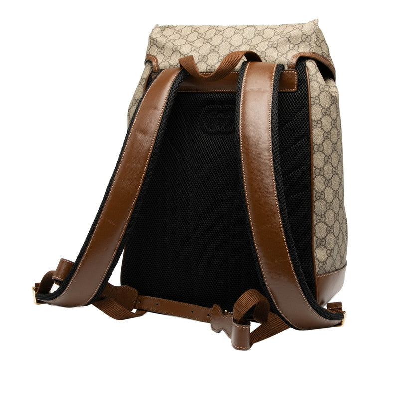 Gucci Interlocking G GG Supreme PVC Leather Backpack