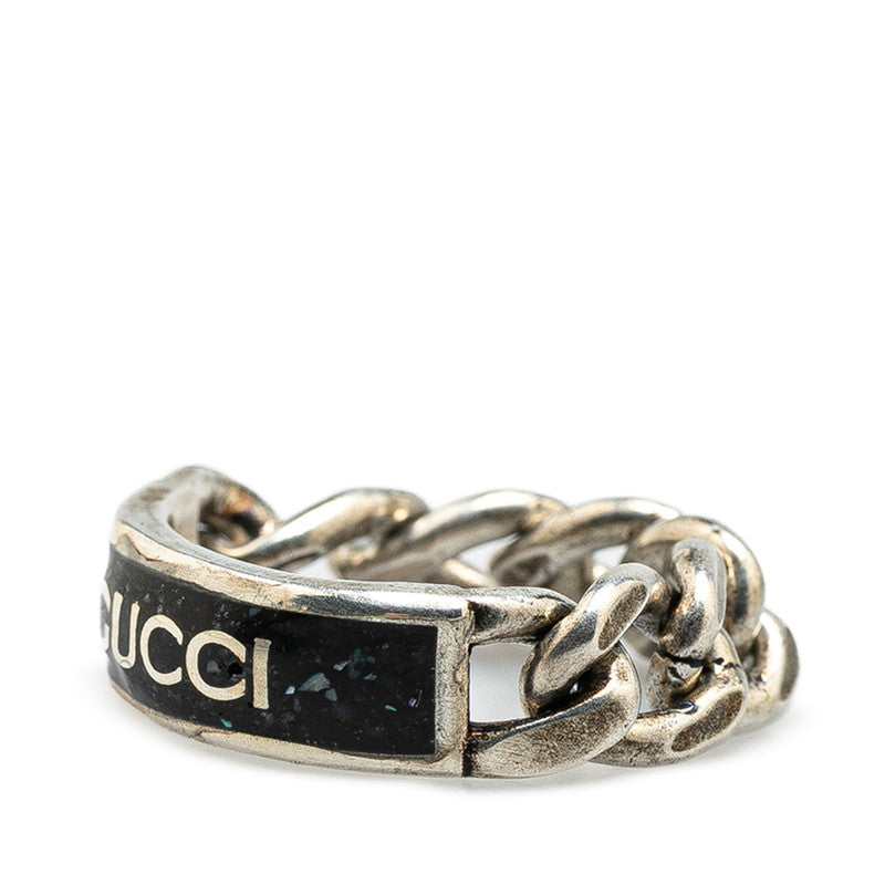 Gucci Logo SV925 Chain Ring