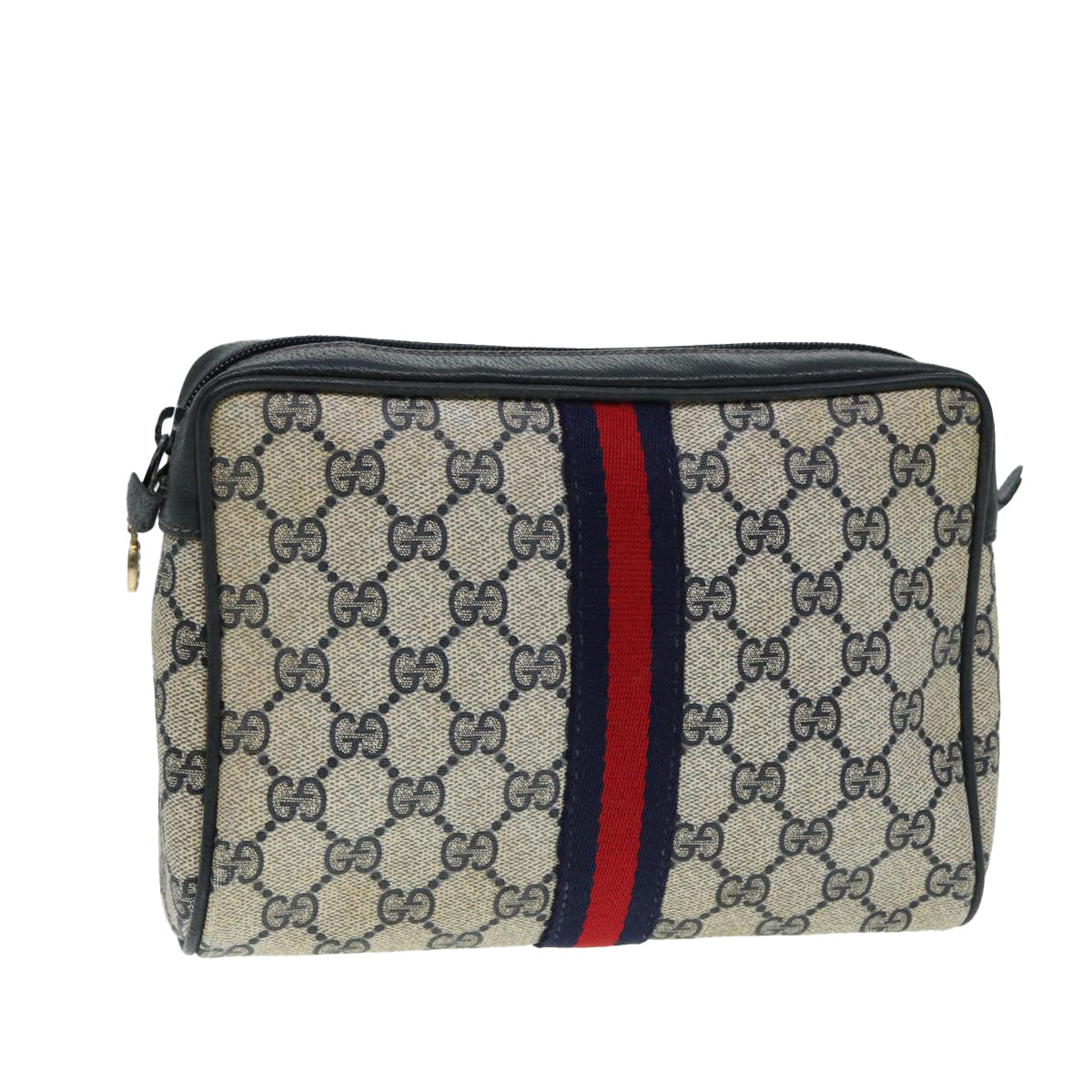 Gucci Leather Canvas Clutch