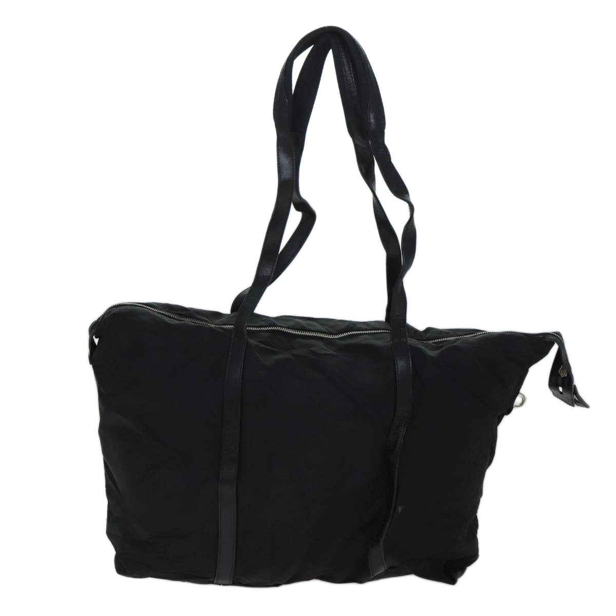 PRADA Shoulder Bag Nylon Black Auth yk11944
