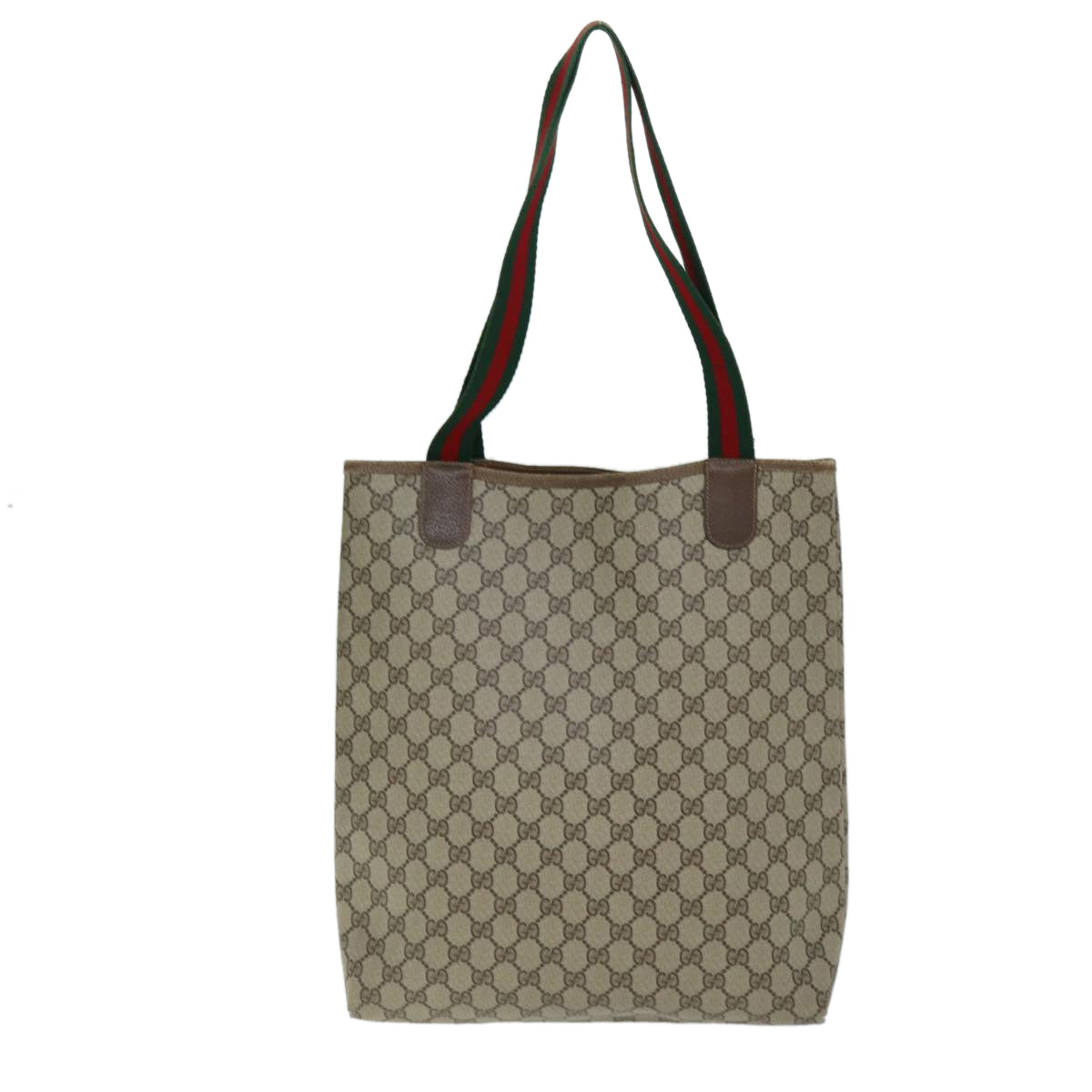 Gucci Leather Canvas Tote