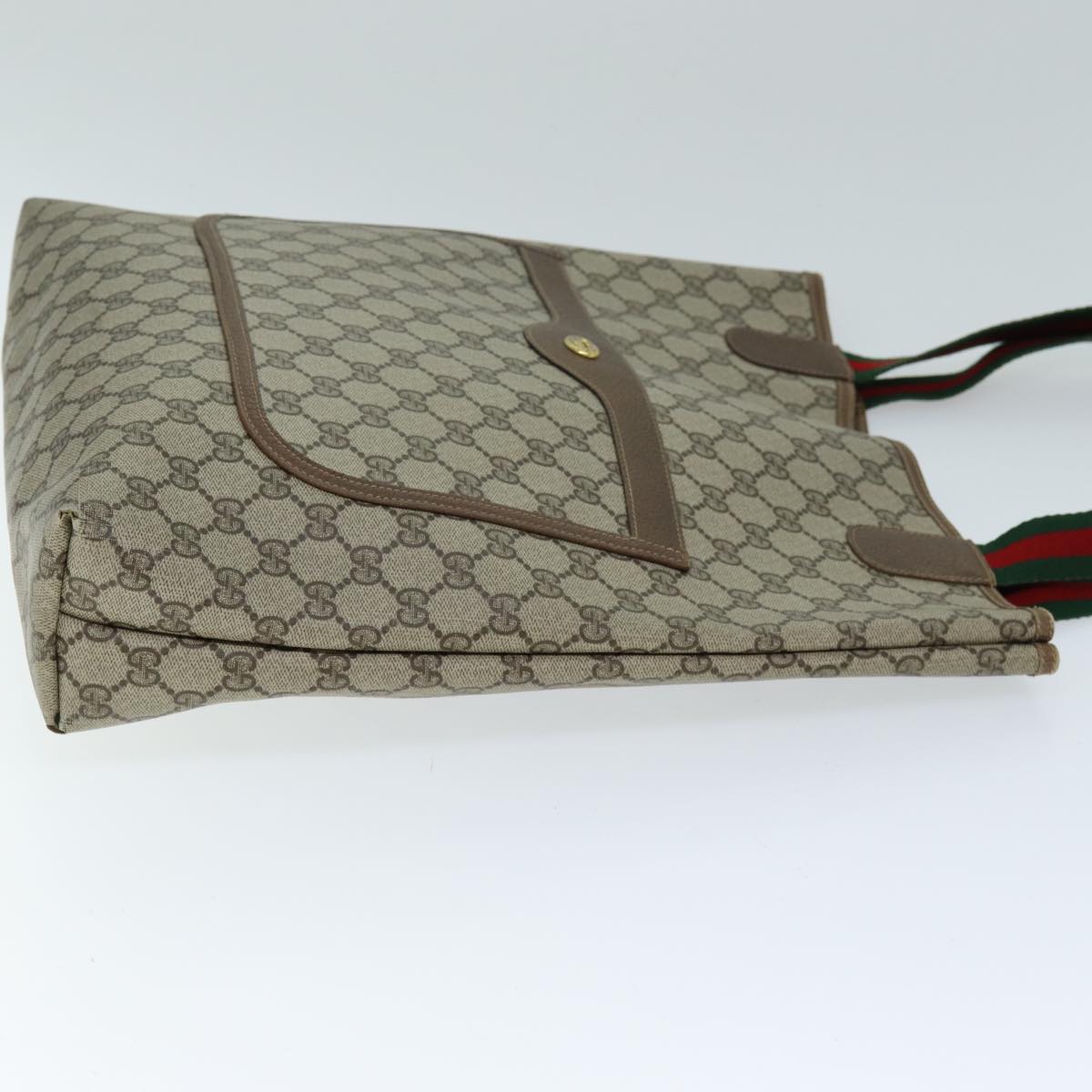 Gucci Leather Canvas Tote