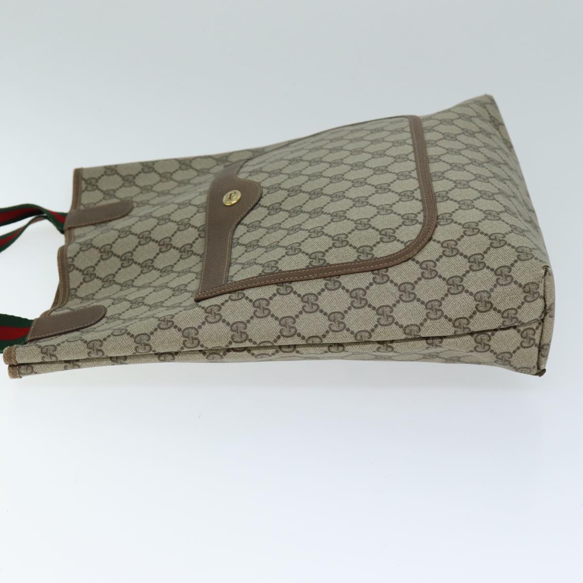 Gucci Leather Canvas Tote