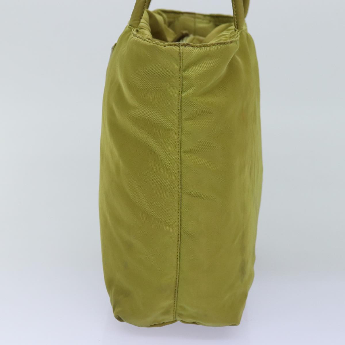 PRADA Hand Bag Nylon Green Auth yk12813