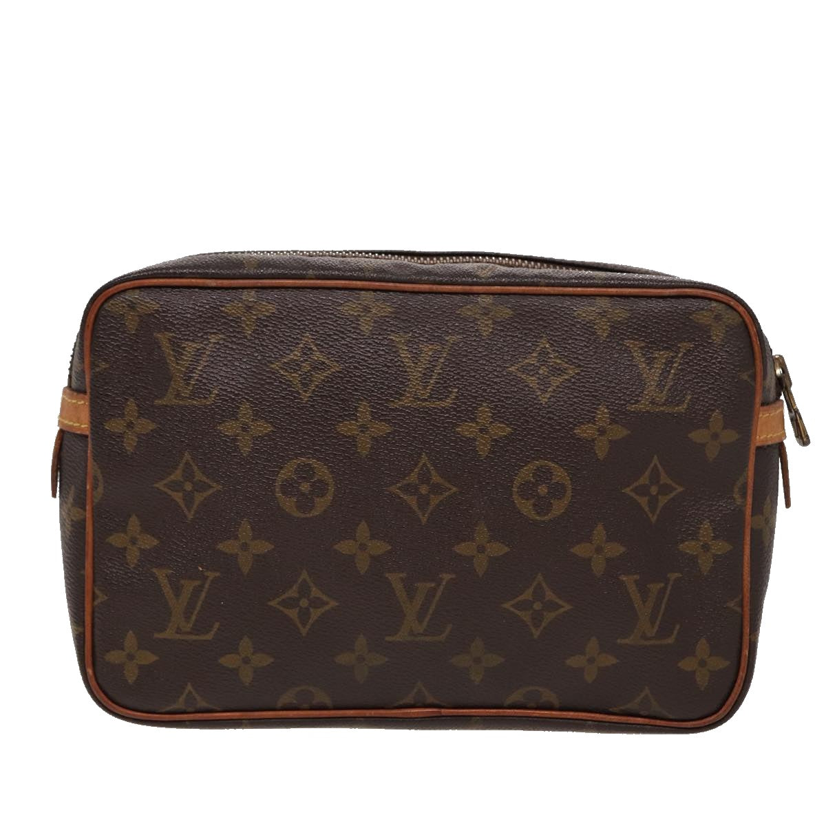 LOUIS VUITTON Monogram Compiegne 23 Clutch Bag M51847 LV Auth yk13508